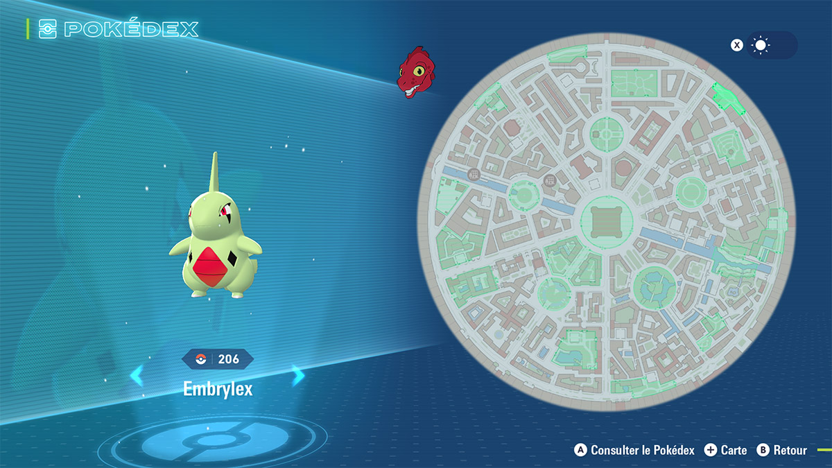 Embrylex, le Pokémon Roche et Sol numéro 246 du Pokédex national