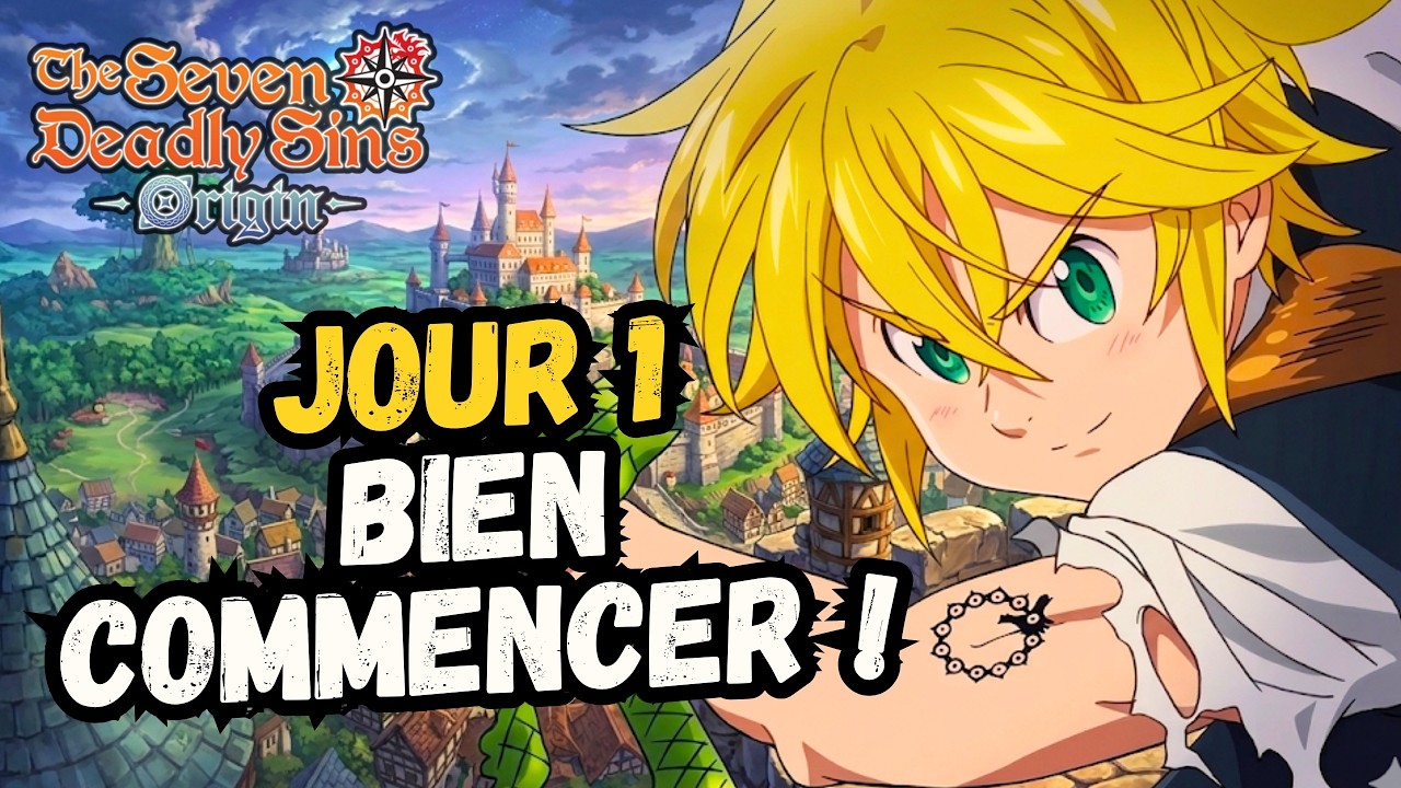 Paysage de Britannia dans 7DS Origin avec un personnage en exploration