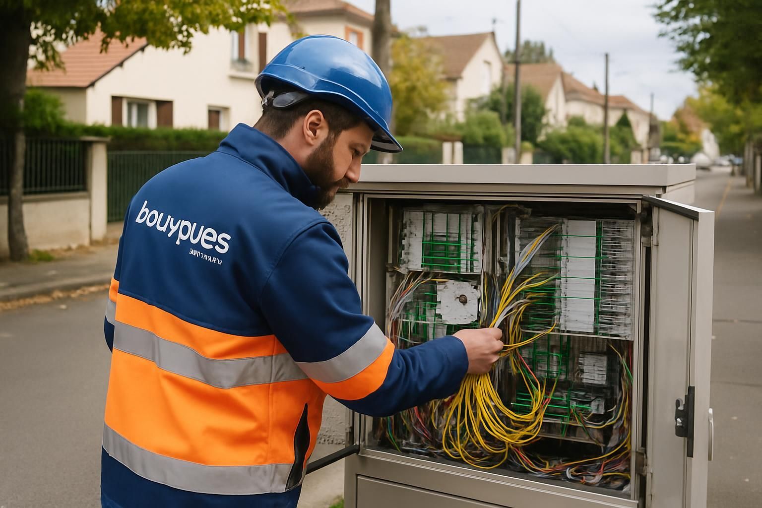Écran d'une Bbox Bouygues Telecom affichant le code erreur C1